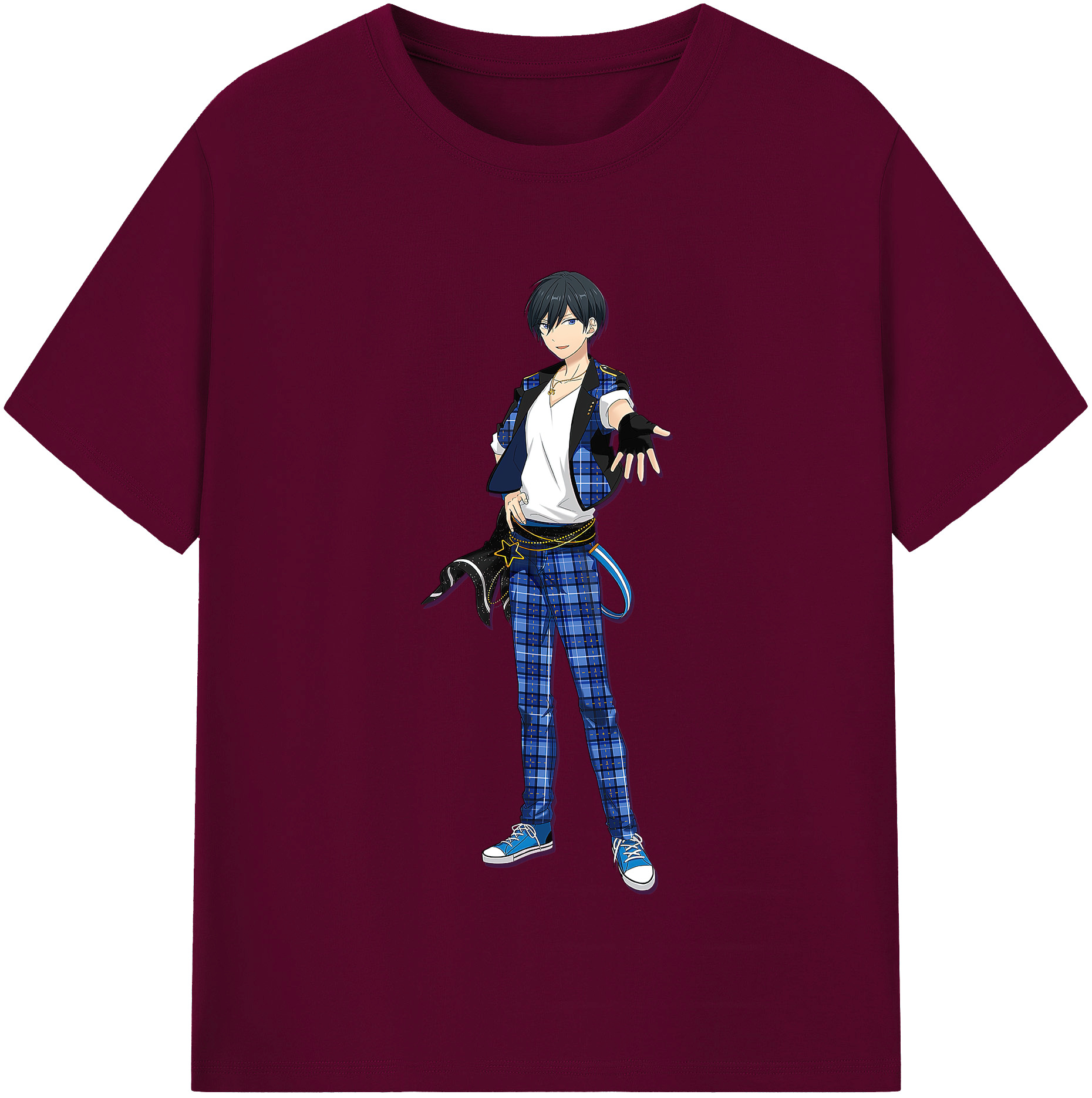 （画像用） あんさんぶるスターズ! Ensemble Stars レディースカジュアルプリントTシャツ（綿100％）